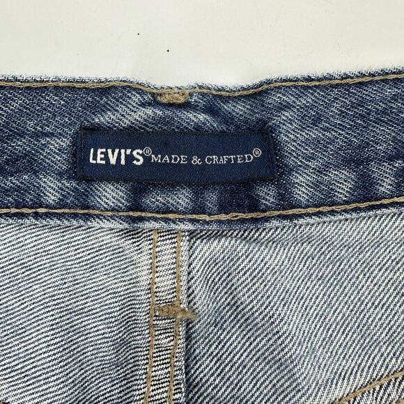 Levi's Cheeky Shorts 30 Women High Rise Cotton Floral Embroidered Frayed Button - Picture 11 of 12